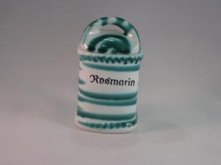 Gmundner Keramik-Dose/Gewrz eckig  Rosmarin